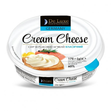 Сыр мягкий 175 г, ТМ De Luxe Foods & Goods Selected 60%, Германия slide 1
