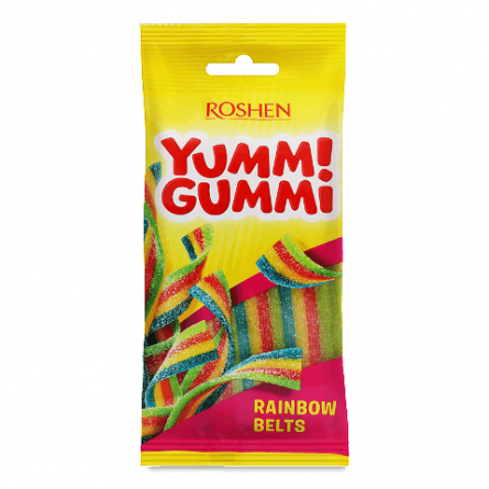 Цукерки Roshen Yummi Gummi Sour Belts slide 1