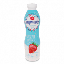 Йогурт «Гармонія» полуниця 1,6%, пляшка mini slide 1