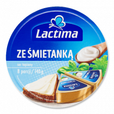 Сир плавлений Lactima «Вершковий» порційний 40% mini slide 1