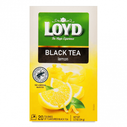 Чай чорний Loyd New Sense Lemon Ra slide 1