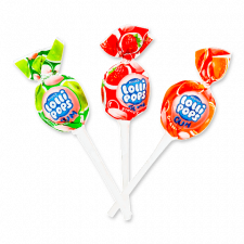 Карамель Roshen Lollipops Gum фруктовий мікс mini slide 1