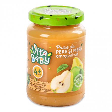 Пюре Vita baby груша-яблуко slide 1