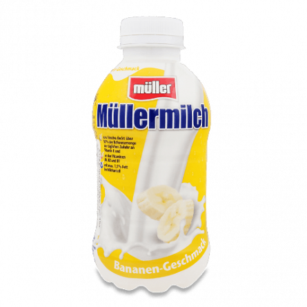 Напій молочний Mullermilch банан 1,5% slide 1
