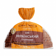 Хліб «Київхліб» «Український столичний» половинка нарізаний в/у mini slide 1