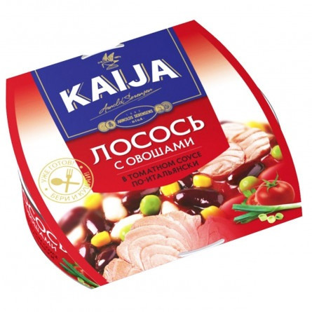 Лосось Kaija с овощами в томатном соусе 220г