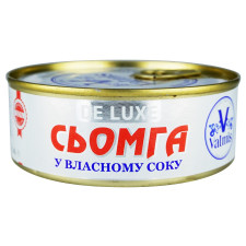 Сьомга Valmis De Luxe у власному соку 240г mini slide 1