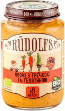 Пюре Rudolfs овощи и гречка с курицей 190г mini slide 1