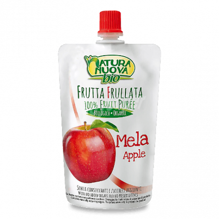Пюре фруктове Natura nuova з яблука без цукру органічне slide 1