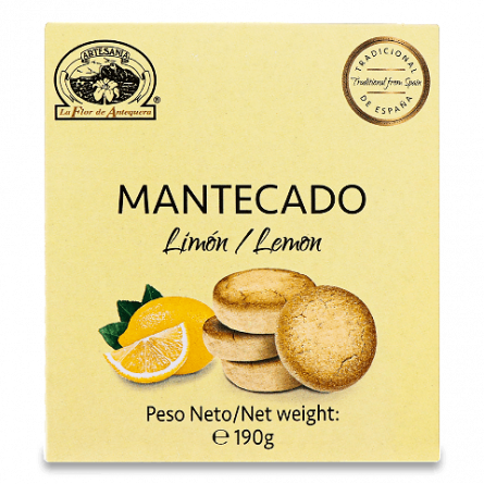 Печиво La Flor de Antequera «Монтекадо» зі смаком лимона slide 1