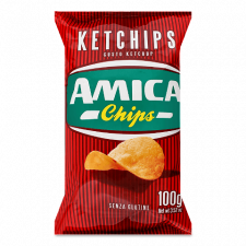 Чипси Amica картопляні зі смаком кетчупу mini slide 1