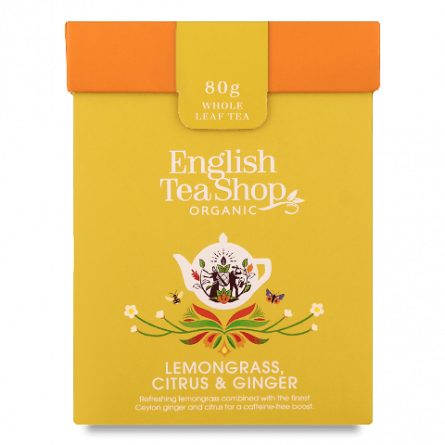 Чай трав'яний English Tea Shop лемонграс-імбир-цитрус + ложка slide 1