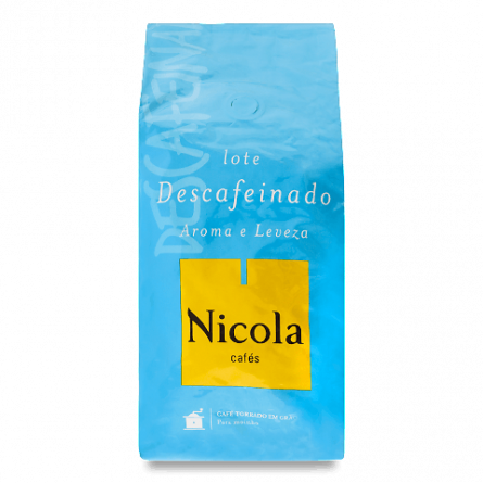 Кава зернова Nicola Descafeinado без кофеїну смажена slide 1