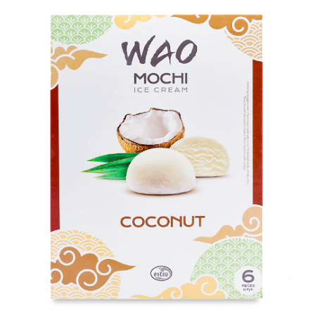 Десерт Wao Mochi з кокосовим морозивом в рисовому тісті