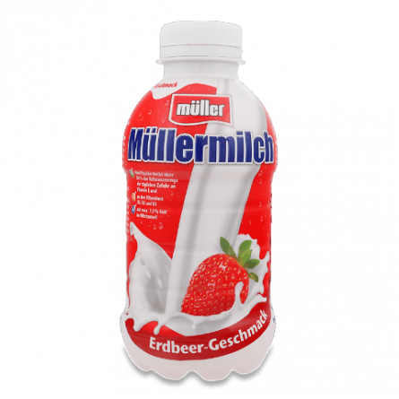Напій молочний Mullermilch полуниця 1,5% slide 1