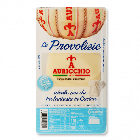 Сир Auricchio «Проволоне Дольче» 52% з коров'ячого молока, слайси slide 1