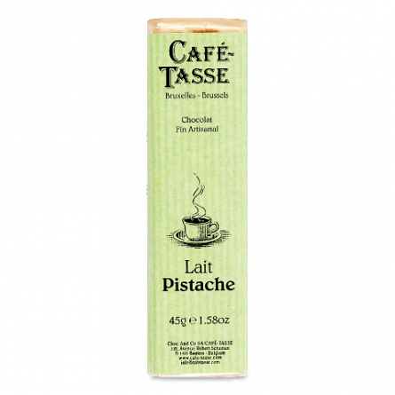 Шоколад молочний Cafe-Tasse з фісташковою начинкою slide 1