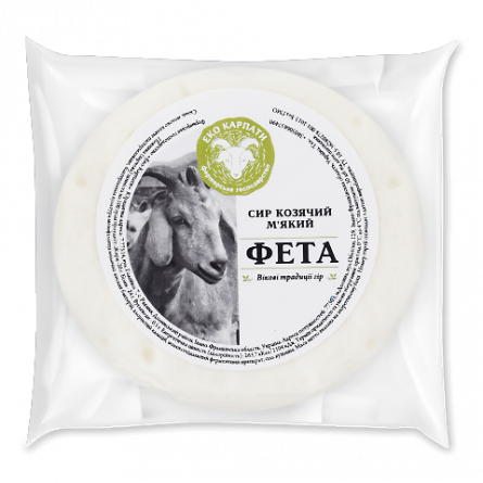 Сир «Лавка традицій» «Еко Карпати» фета 30% з козячого молока