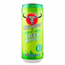 Напій енергетичний Carabao Green Apple безалкогольний mini slide 1