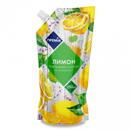 Лимон подрібнений з цукром «Премія»®