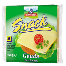 Продукт сирний Hofmeister Снек Гауда 50% 150г mini slide 1
