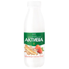 Біфідойогурт Danone Активіа Полуниця-Злаки 1,5% 290г mini slide 1