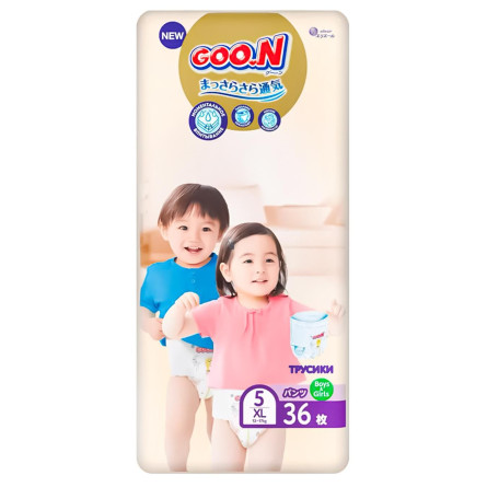 Підгузки-трусики Goo.N Premium Soft 12-17кг XL 36шт
