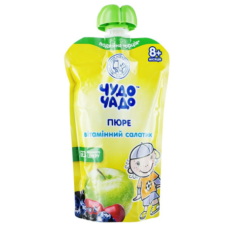 Пюре Чудо-Чадо Витаминный салатик для детей с 8-ми месяцев 180г