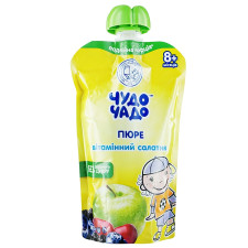 Пюре Чудо-Чадо Витаминный салатик для детей с 8-ми месяцев 180г mini slide 1