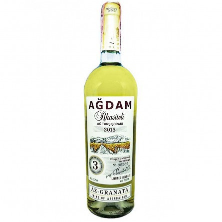 Вино Agdam Az-Granata белое сухое 13% 0,75л