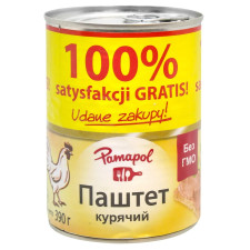 Паштет Pamapol курячий 390г mini slide 1