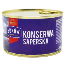М'ясо тушене Lukow Саперська 420г mini slide 1