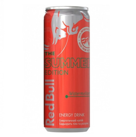 Напій енергетичний Red Bull кавун з/б 0,25мл