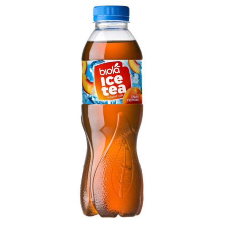 Чай черный холодный Biola Ice Tea со вкусом персика 0,92л