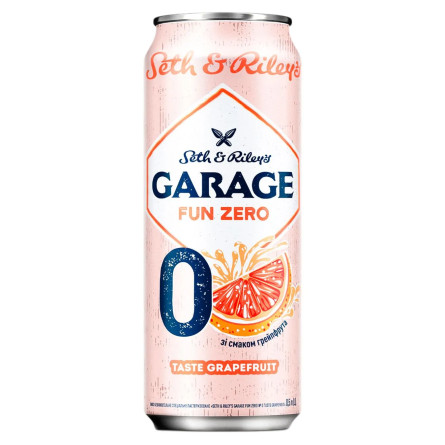 Пиво Garage Grapefruit светлое безалкогольное со вкусом грейпфрута 0,5л slide 1