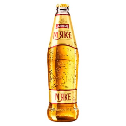 Пиво Львовское Мягкое светлое фильтрованное 4,2% 0,45л