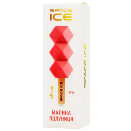Десерт Space Ice Малина-Полуниця заморожений 60г