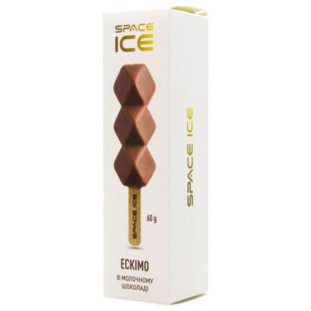 Десерт Space Ice Эскимо в молочном шоколаде замороженный 60г slide 1