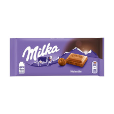 Шоколад Milka Noisette молочний з гладким горіховим кремом 100г mini slide 1