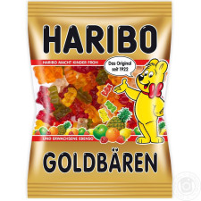 Цукерки Haribo Золоті ведмедики жувальні 100г mini slide 1