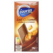 Шоколад Ivoria молочний з соленною карамелю 125г mini slide 1