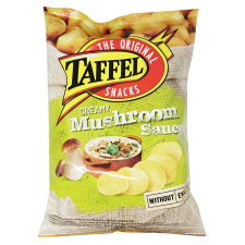 Чіпси Taffel картопляні зі смаком вершково-грибного соусу 130г mini slide 1