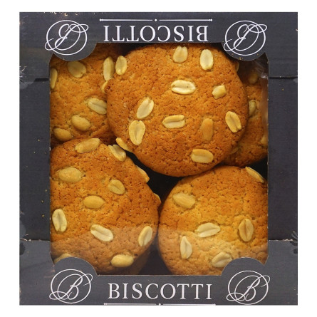 Печенье Biscotti Американское с арахисом 400г slide 1