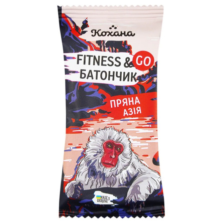 Батончик Кохана Fitness&Go Пряна Азія Малина 40г