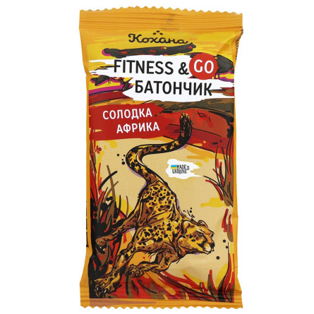 Батончик Кохана Fitness&Go Солодка Африка Ананас 40г