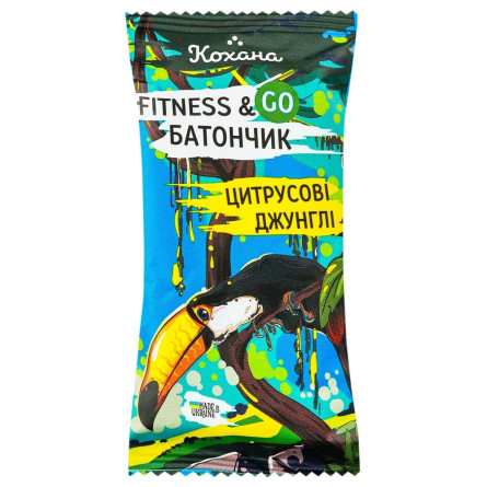 Батончик Кохана Fitness&Go Цитрусові Джунглі Кумкват 40г