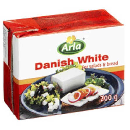 Сырный продукт Arla Danish White рассольный 50% 200г slide 1