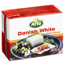Сырный продукт Arla Danish White рассольный 50% 200г mini slide 1