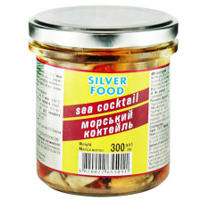 Морський коктейль Silver Food 300г mini slide 1