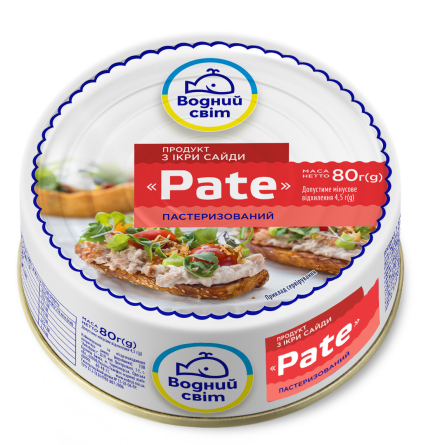 Икра сайды Водный Мир Pate 80г